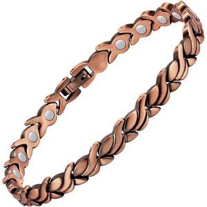 Copper Bracelets for Women, 99.99% Pure Copper Magnetic Bracelets Trendy